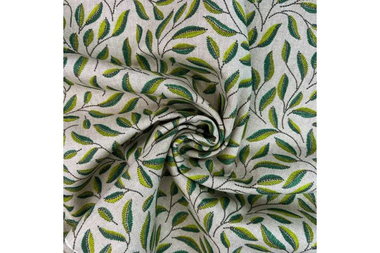 Green Leaves Linen