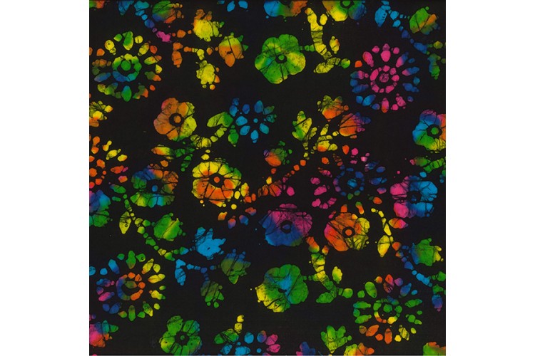 Rainbow Floral Batik
