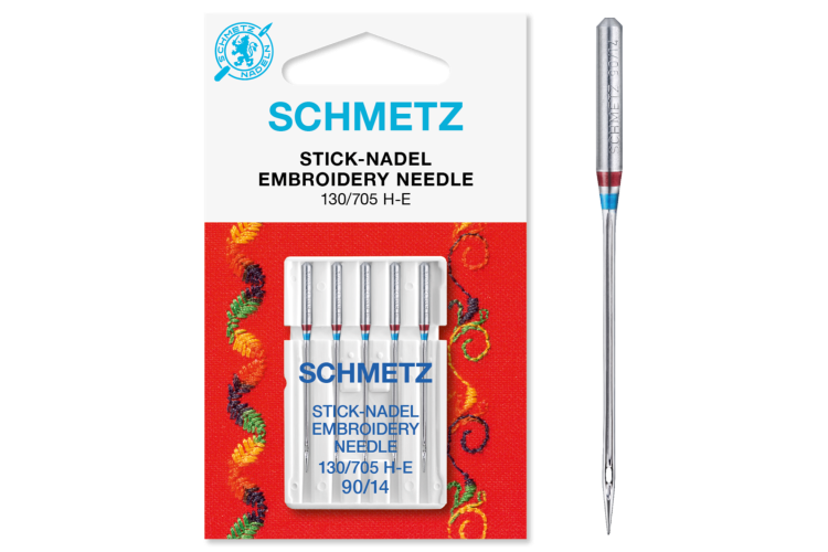 Schmetz Embroidery Needle 90/14